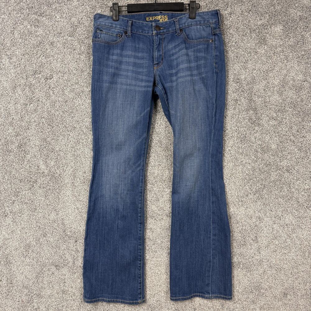 Express Jeans Womens 10 34x31 Blue Denim Stella Bootcut Boho Indie Sleaze Y2K